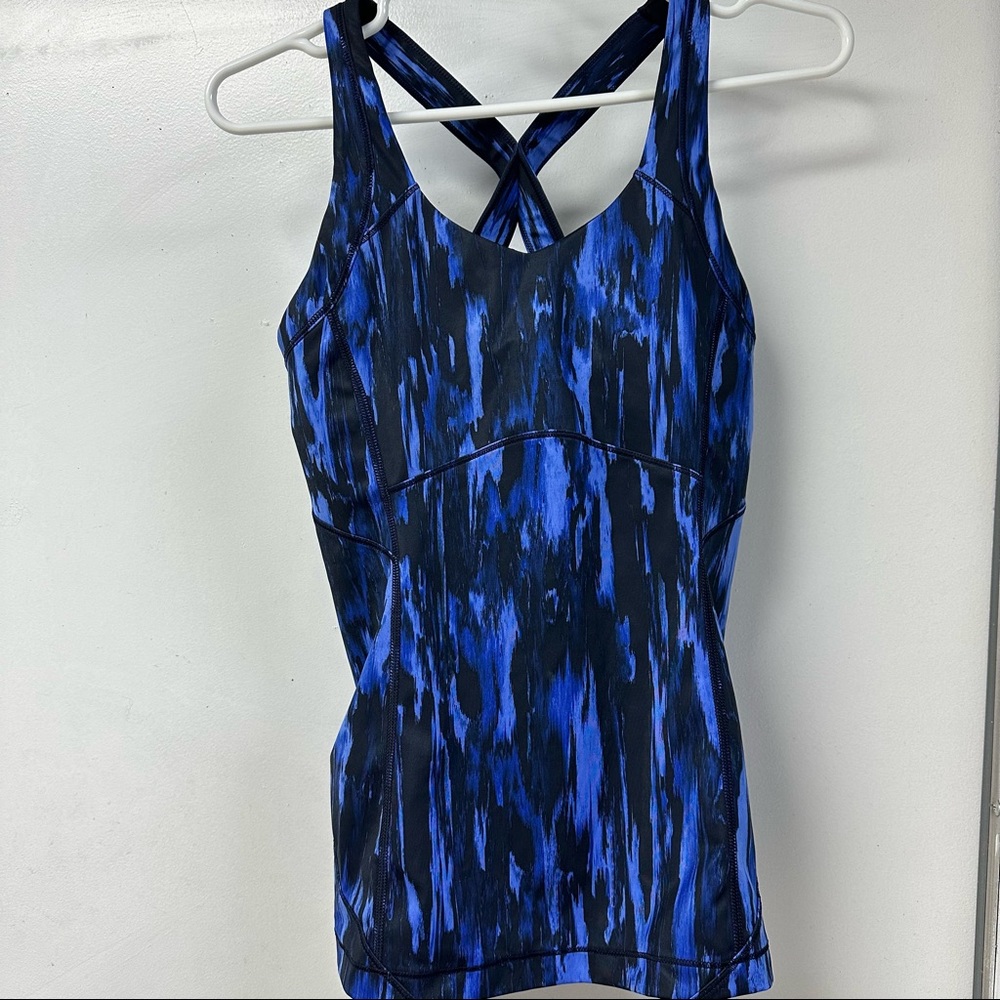 Lululemon Kanto Catch Me Tank Sz 6 Painted Animal
